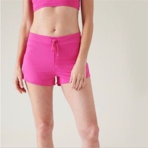 NWT Athleta Wavebreak Swim Shorts in hot pink